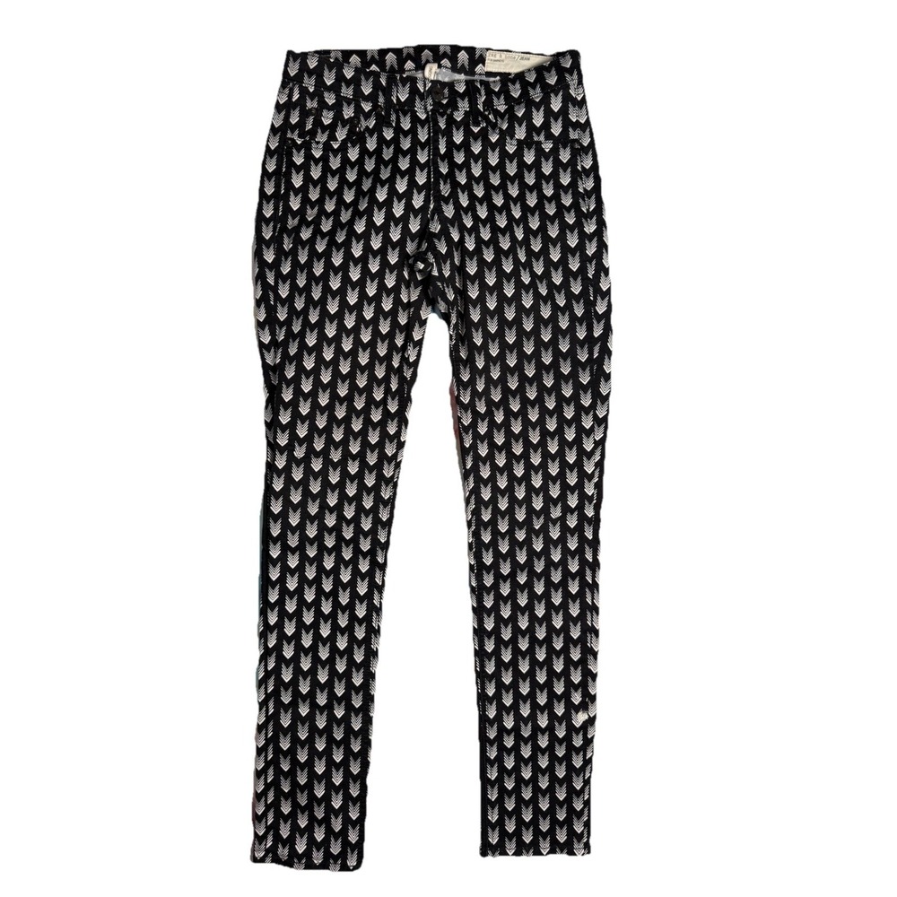 Rag & Bone for Barneys Black & White Arrow Print Jean Legging Women's 26x30